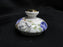 Grace's Teaware Purple & Gray Roses on White: Sugar Bowl & Lid, 4" Tall