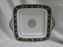 Wedgwood Runnymede Blue, Pink Shells: Square Handled Cake Plate, 10 7/8"