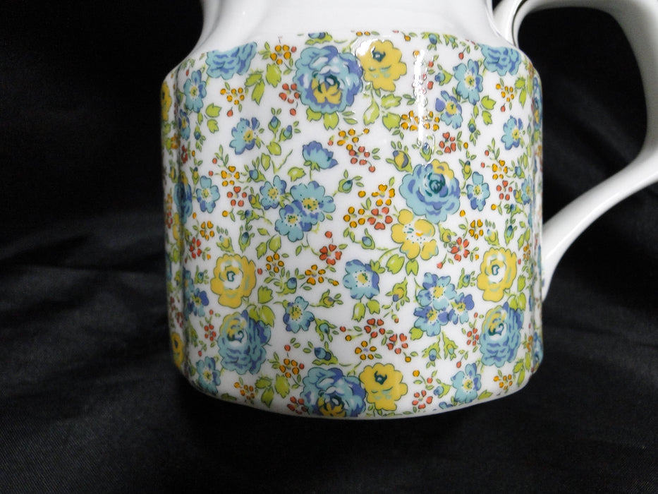 Grace's Teaware Multicolored Florals & Gold Trim: Creamer, 4 1/4" Tall