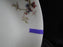 Haviland (Limoges) Fuchsia Pink & Blue Floral: Coupe Soup Bowl, 7 1/2", As Is