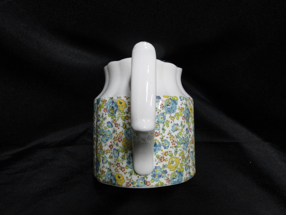 Grace's Teaware Multicolored Florals & Gold Trim: Creamer, 4 1/4" Tall