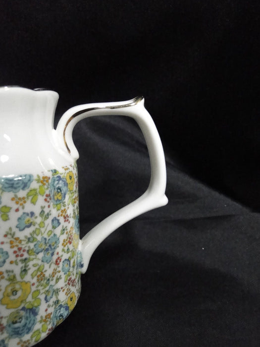 Grace's Teaware Multicolored Florals & Gold Trim: Creamer, 4 1/4" Tall