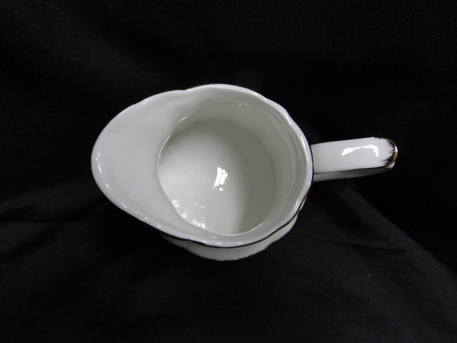 Grace's Teaware Multicolored Florals & Gold Trim: Creamer, 4 1/4" Tall