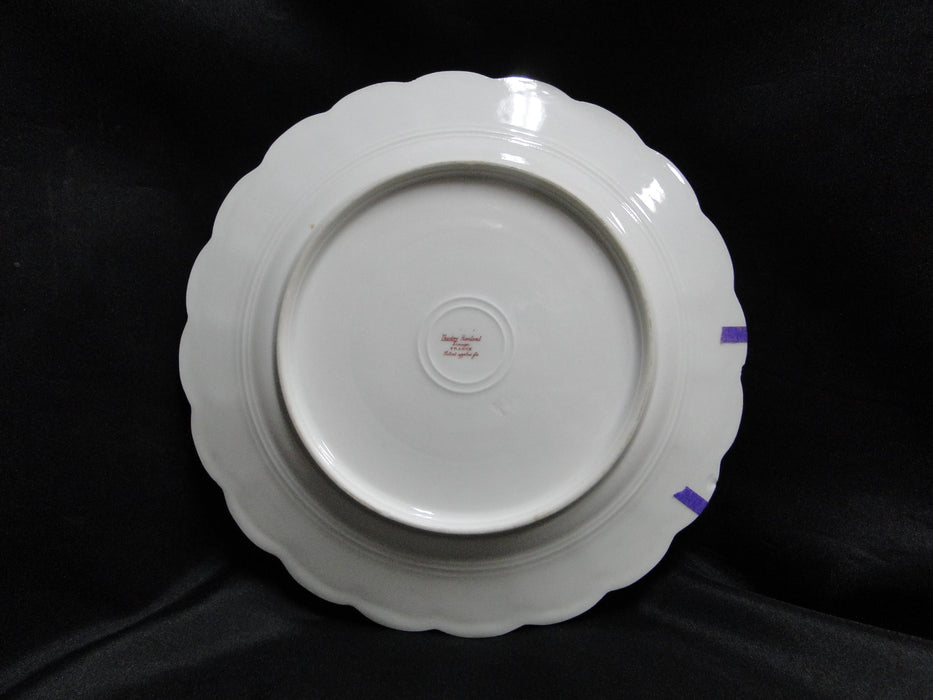 Haviland (Limoges) Schleiger 349, Pink Roses: Luncheon Plate, 8 5/8", As Is