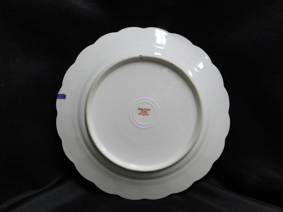 Haviland (Limoges) Schleiger 349, Pink Roses: Luncheon Plate, 8 5/8", As Is