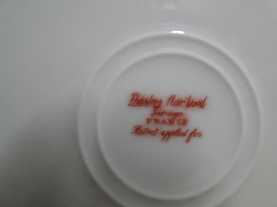 Haviland (Limoges) Schleiger 349, Pink Roses: Luncheon Plate, 8 5/8", As Is