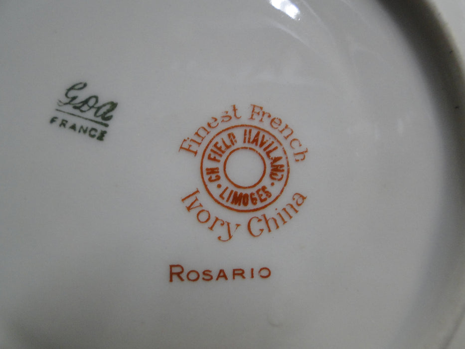 Haviland, Chas Field Rosario, Multicolored: Cup & Saucer Set, 2 1/4" Tall