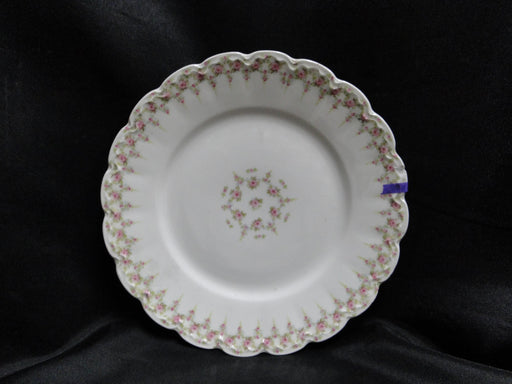 Haviland (Limoges) Schleiger 349, Pink Roses: Salad Plate, 7 5/8", As Is