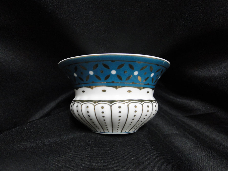 Grace's Teaware Colored Band: Teal Cup & Saucer Set (s), 2 1/4" Tall