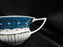 Grace's Teaware Colored Band: Teal Cup & Saucer Set (s), 2 1/4" Tall