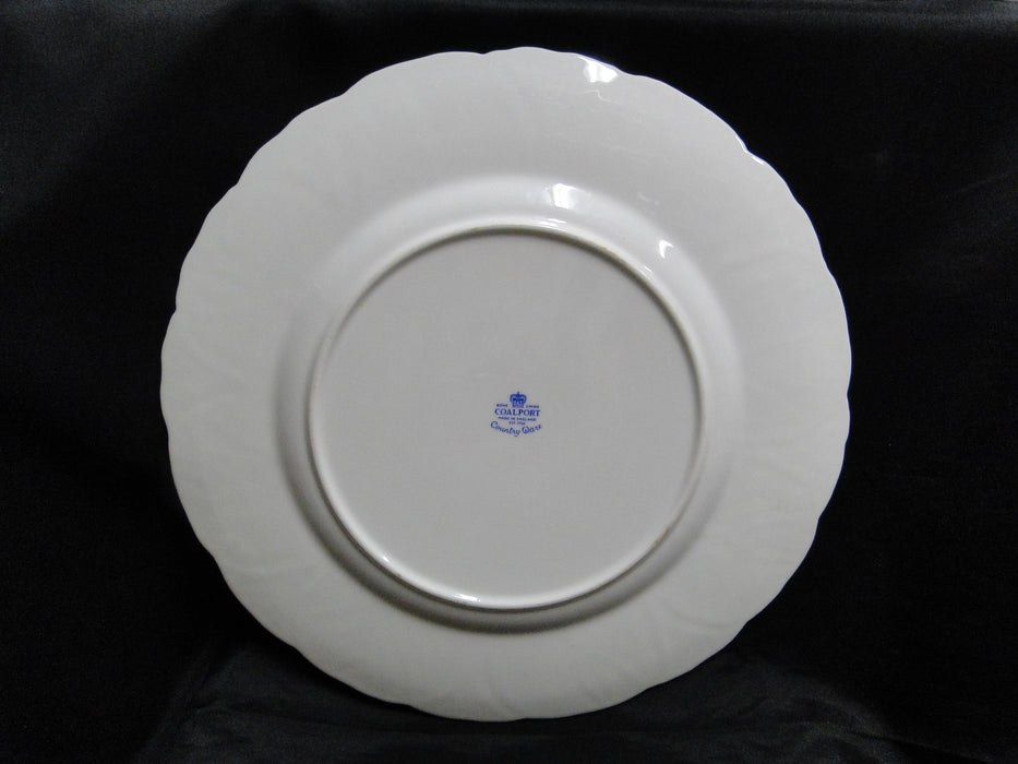 Coalport Countryware, White Embossed Leaves: Dinner Plate (s), 10 3/4"