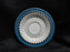 Grace's Teaware Colored Band: Teal Cup & Saucer Set (s), 2 1/4" Tall