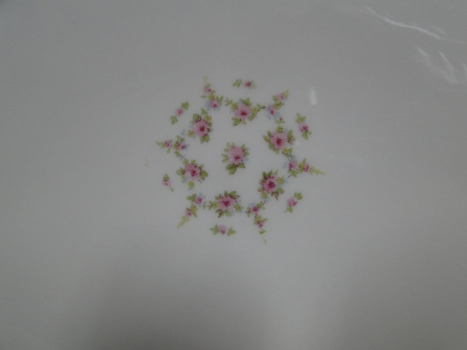 Haviland (Limoges) Schleiger 349, Pink Roses: Oval Platter, 11 3/4", As Is