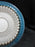 Grace's Teaware Colored Band: Teal Cup & Saucer Set (s), 2 1/4" Tall