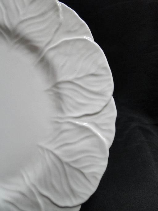 Coalport Countryware, White Embossed Leaves: Dinner Plate, 10 3/4", Crazing