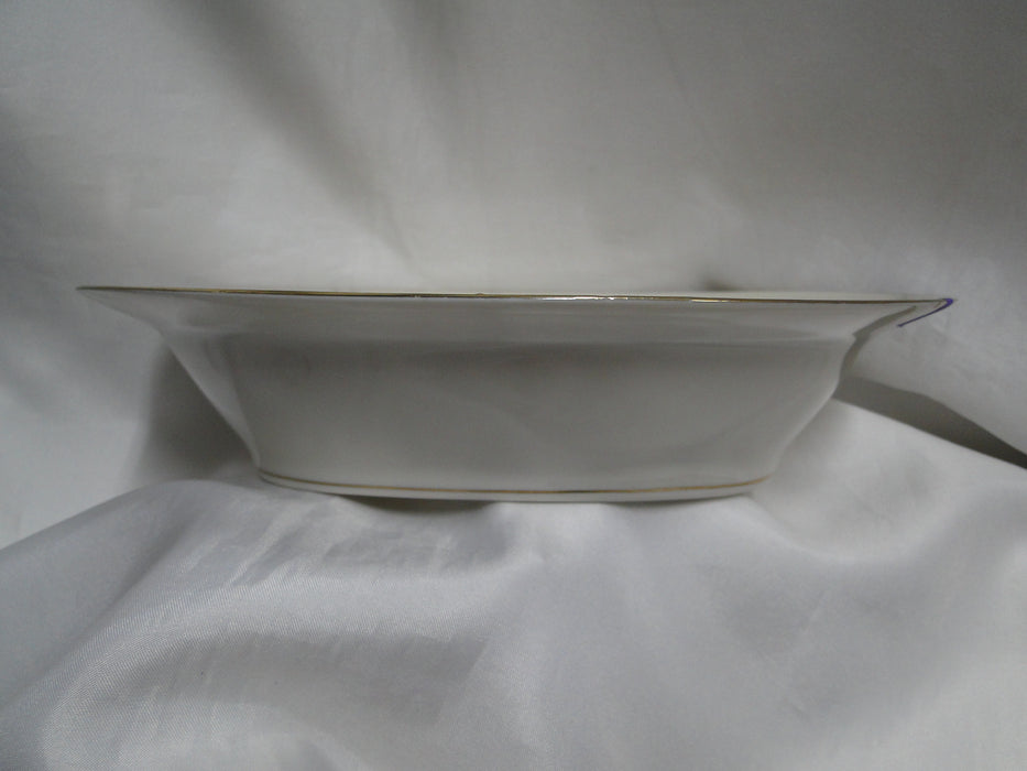 Haviland (New York) Gloria, Cream Rim, Floral: Oval Serving Bowl, As Is