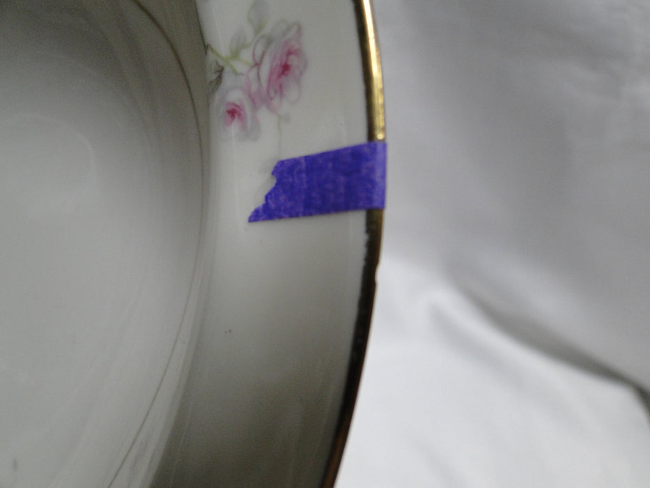 Haviland (New York) Gloria, Cream Rim, Floral: Oval Serving Bowl, As Is