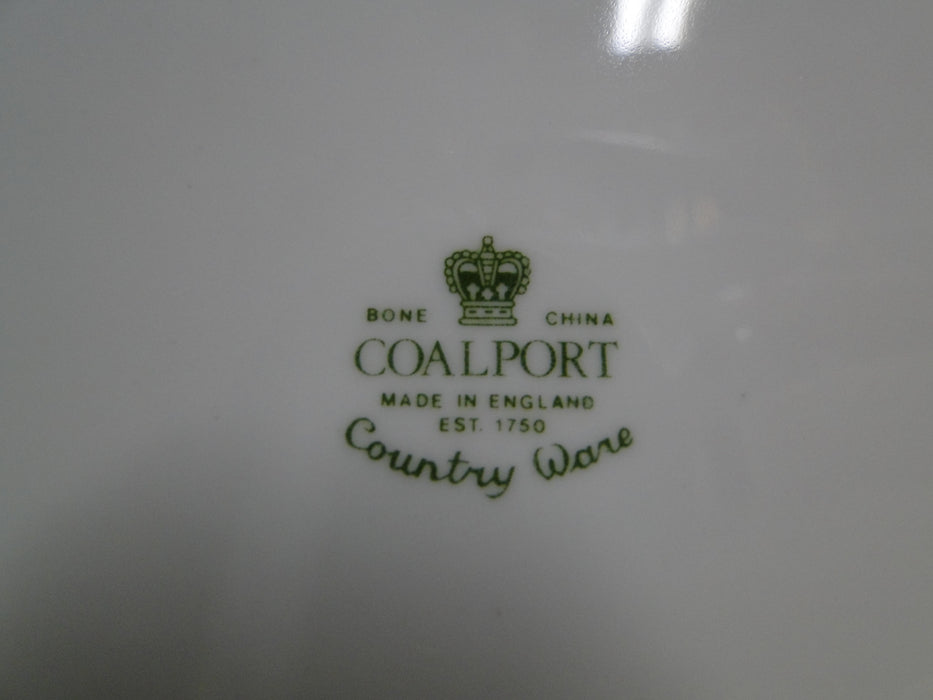 Coalport Countryware, White Embossed Leaves: Salad Plate (s), 8"