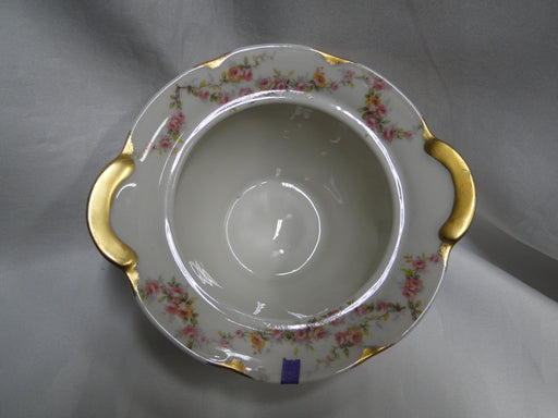 Haviland (New York) Varenne, Pink Flower Swags:  Sugar Bowl & Lid, 3 5/8", As Is