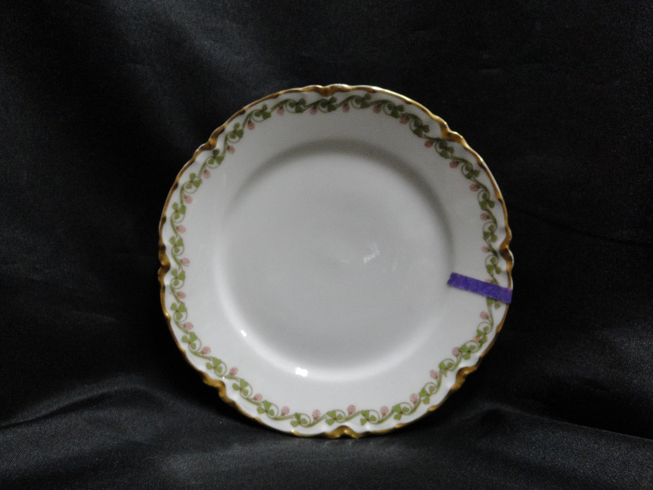 Haviland (Limoges) Clover Leaf, Green Clover: Bread Plate (s), 6 1/8, As Is