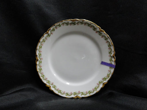 Haviland (Limoges) Clover Leaf, Green Clover: Bread Plate (s), 6 1/8, As Is