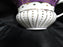 Grace's Teaware Colored Band: Purple Cup & Saucer Set (s), 2 1/4" Tall