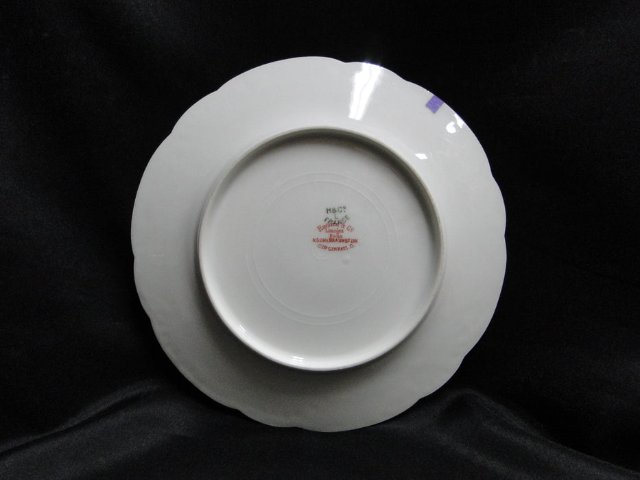 Haviland (Limoges) Schleiger 472L, Blue Carnations: Salad Plate, 7 3/8", As Is