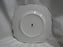 Wedgwood Columbia, White, Medallion, Green Trim: Square Salad Plate 8.25", As Is