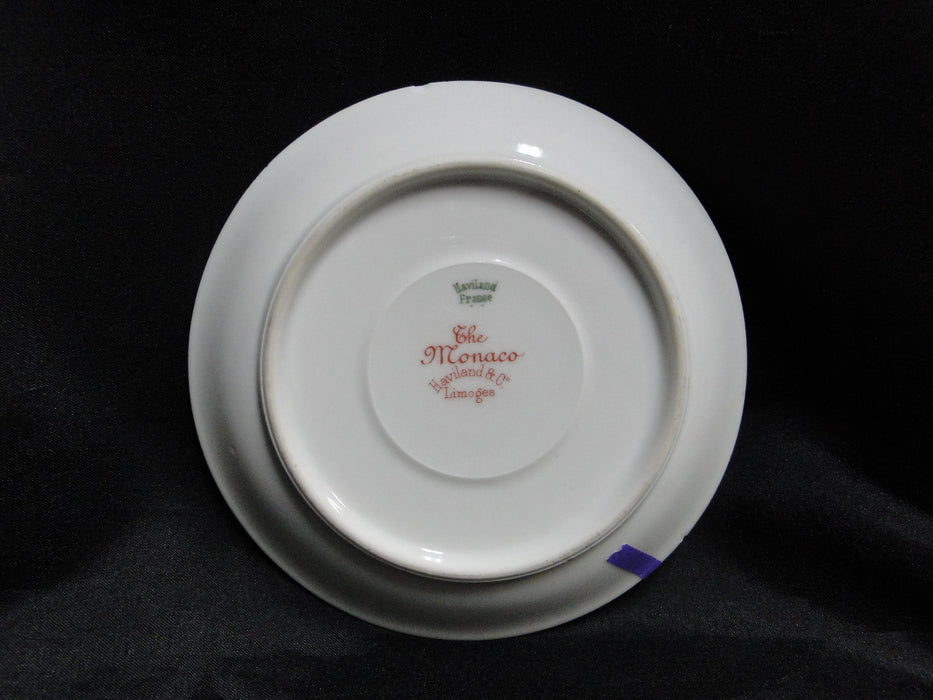 Haviland (Limoges) The Monaco, Red & Green Scrolls: 5 3/8" Saucer (s), As Is