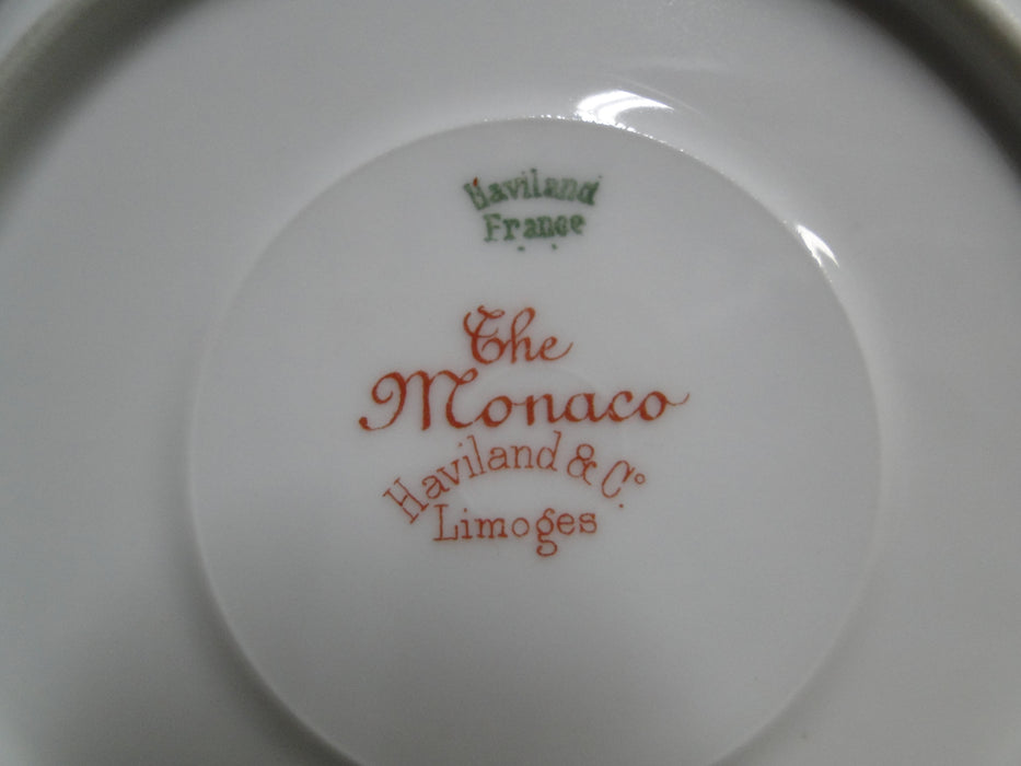 Haviland (Limoges) The Monaco, Red & Green Scrolls: 5 3/8" Saucer (s), As Is