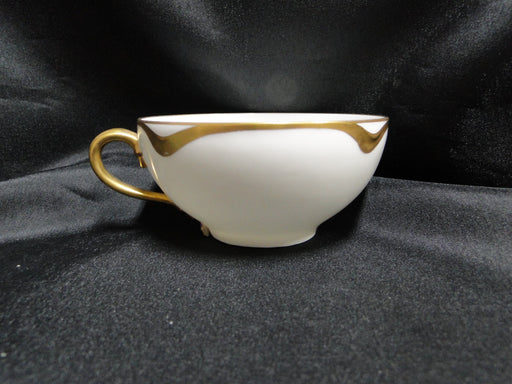 Haviland Silver Anniversary, Gold Scoops: 1 7/8" Cup Only, No Saucer, As Is