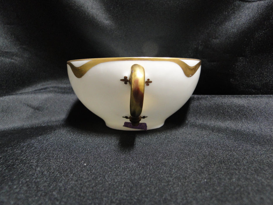 Haviland Silver Anniversary, Gold Scoops: 1 7/8" Cup Only, No Saucer, As Is