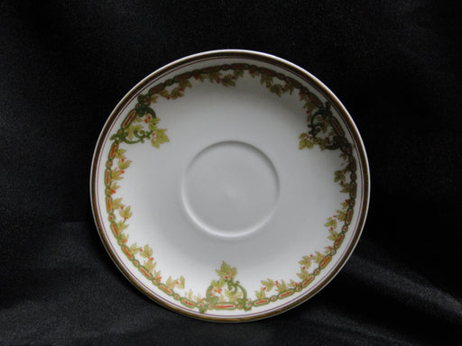 Haviland (Limoges) Schleiger 290, Green Chain: 5 3/8" Saucer (s) Only
