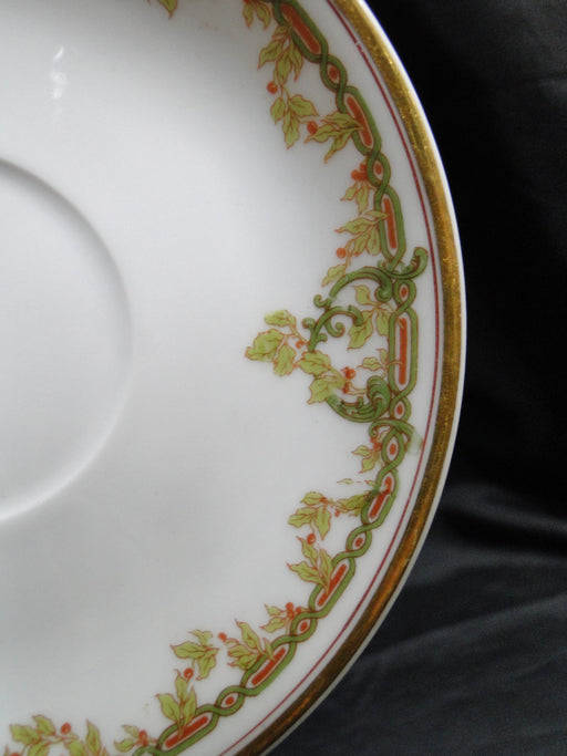 Haviland (Limoges) Schleiger 290, Green Chain: 5 3/8" Saucer (s) Only
