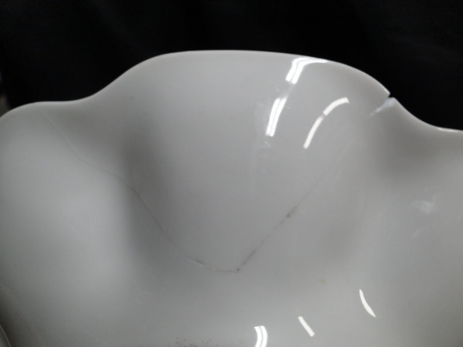 Haviland (Limoges) Schleiger 290, Green Chain: Scalloped Serving Bowl, As Is