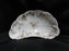 Haviland (Limoges) Schleiger 81A, Pink, Blue: Crescent Bone Plate (s), 6 1/8"