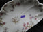 Haviland (Limoges) Schleiger 81A, Pink, Blue: Crescent Bone Plate (s), 6 1/8"