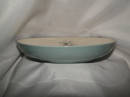 Franciscan Silver Pine, Atomic, Pine Cones, MCM: Oval Serving Bowl (s), 8 7/8"
