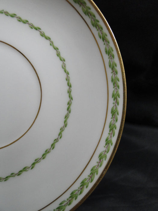 Haviland, Chas Field The Castiglione, Green Laurel: Bouillon & Saucer Set