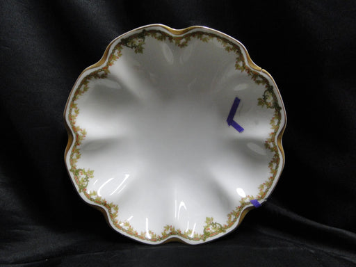 Haviland (Limoges) Schleiger 290, Green Chain: Scalloped Serving Bowl, As Is