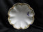 Haviland (Limoges) Schleiger 290, Green Chain: Scalloped Serving Bowl, As Is