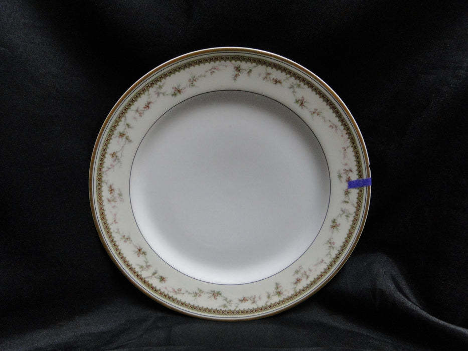 Haviland (Limoges) Yale, Gold & Black Trim: Luncheon Plate, 8 3/4", As Is