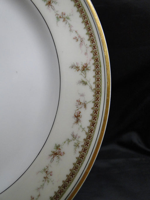 Haviland (Limoges) Yale, Gold & Black Trim: Luncheon Plate, 8 3/4", As Is