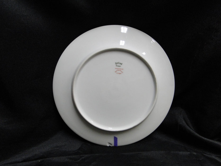 Haviland (Limoges) Yale, Gold & Black Trim: Luncheon Plate, 8 3/4", As Is