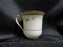 Haviland (Limoges) Yale, Gold & Black Trim: Chocolate Cup & Saucer Set, As Is