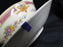Myott Staffordshire Melrose, Pink Border, Florals: Gravy Boat, As Is