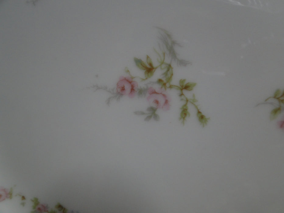 Haviland (Limoges) Schleiger 334-1, Pink Roses: Salad Plate, 7 5/8", As Is