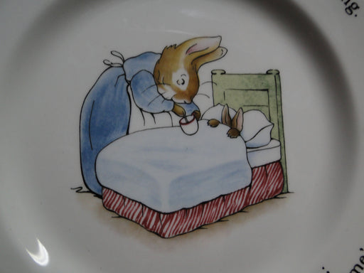 Wedgwood Peter Rabbit: "Put Him to Bed" Children's Plate, 6 7/8"