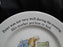 Wedgwood Peter Rabbit: "Put Him to Bed" Children's Plate, 6 7/8"