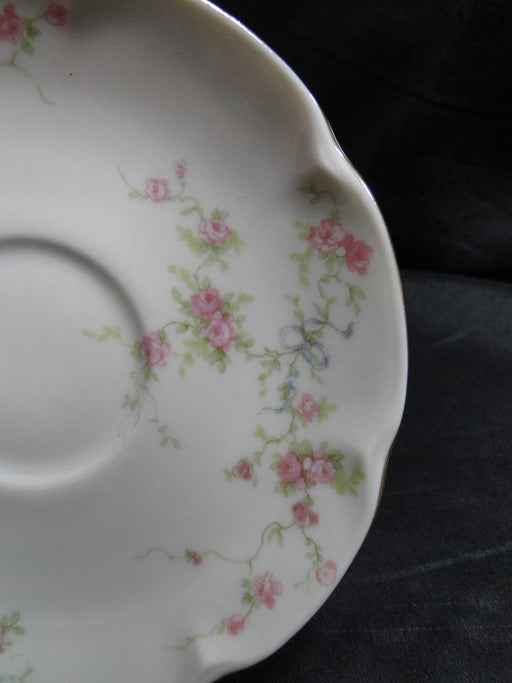 Haviland (New York) Rosanne, Blue Ribbon: 5 3/4" Saucer Only, No Cup